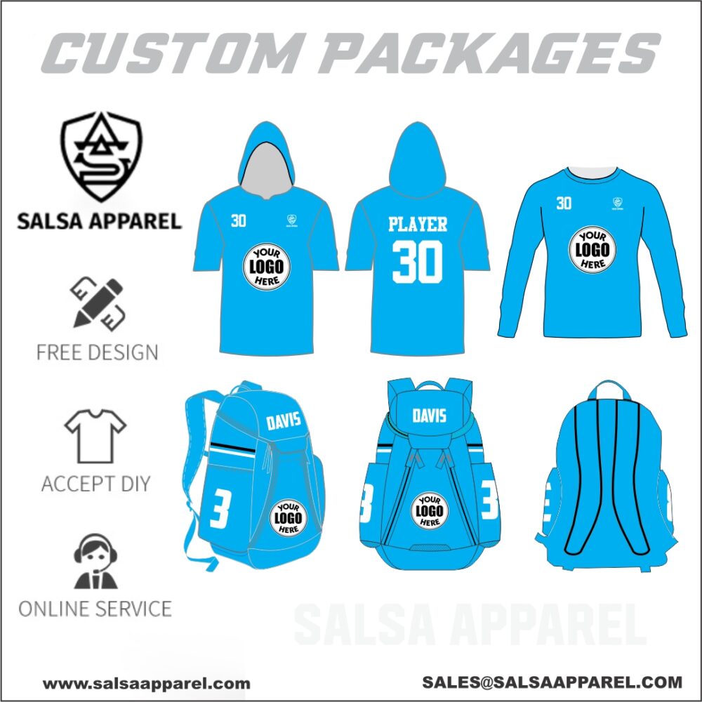 Complete basketball uniform package with jersey, shorts, and socks – customizable for teams